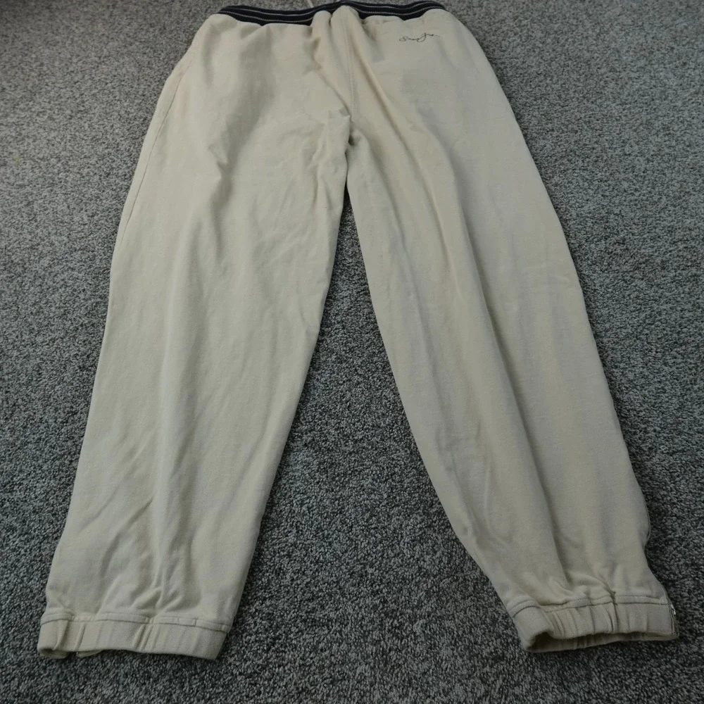 VTG Sean John Pants Mens 2XL‎ Beige Tan Drawstring Jogger Sweatpants Hip Hop Y2K